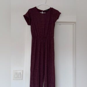 Chic Burgundy Jumpsuit